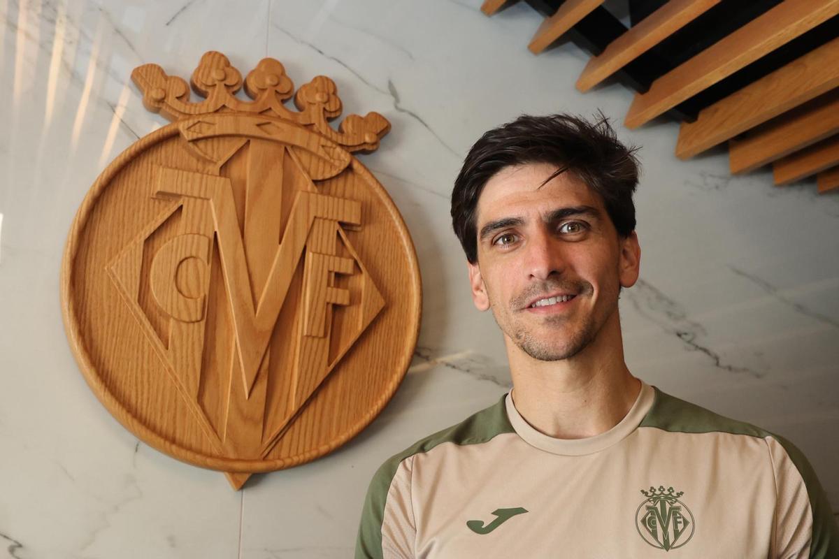 Gerard Moreno, antes de la entrevista a Mediterráneo.