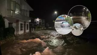 Caos en Colunga: rescatada una anciana, cortada la N-632 y registradas numerosas incidencias por inundaciones