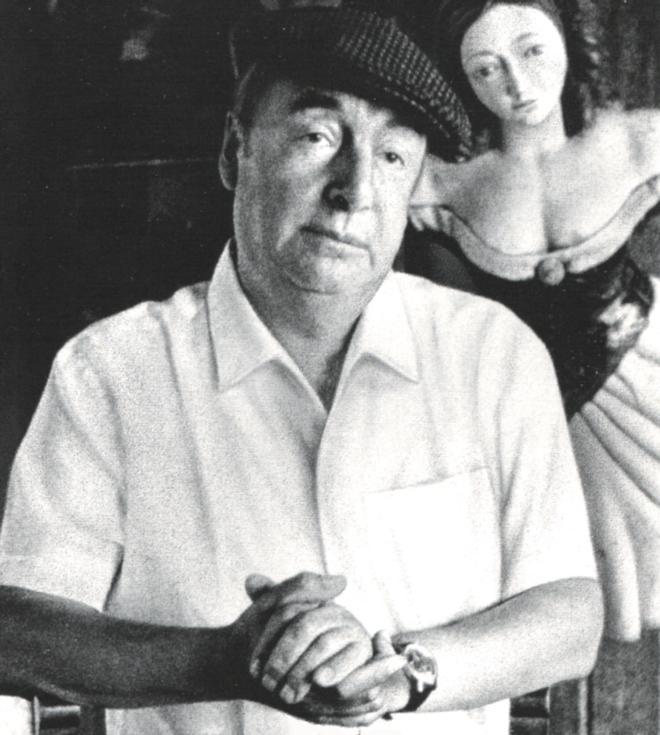 El poeta Pablo Neruda.