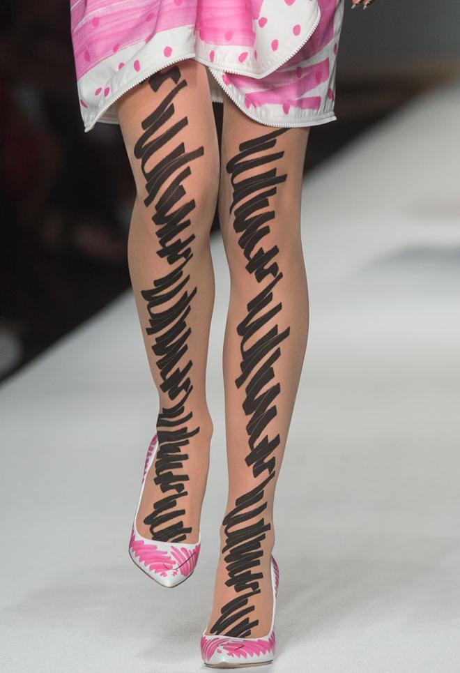 Medias del desfile de Moschino primavera-verano 2019 en Milán