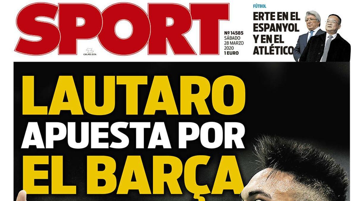 La portada de hoy