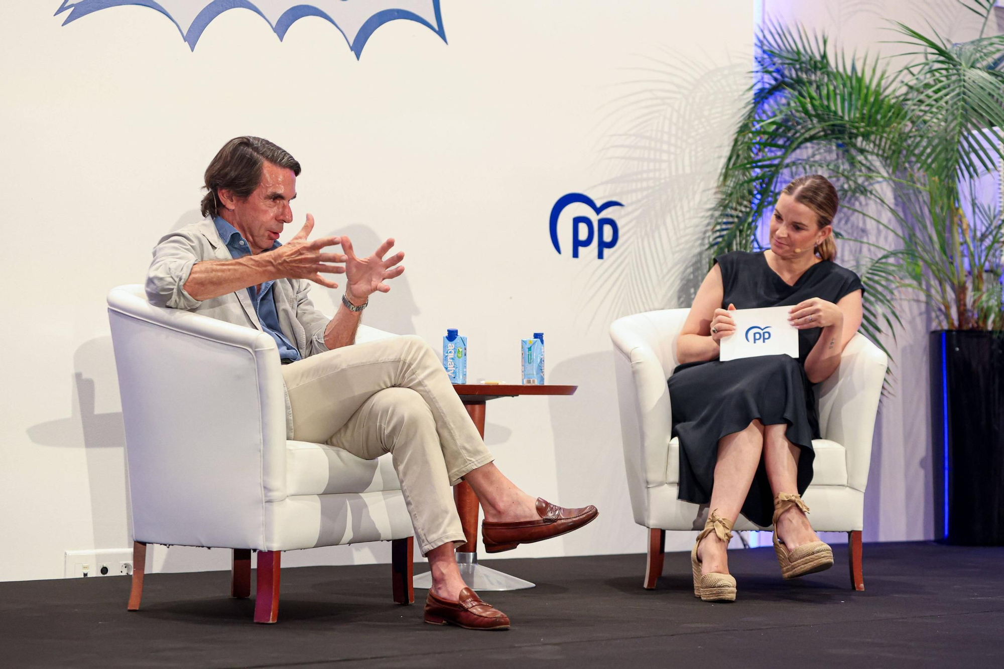 Aquí están las imágenes de José María Aznar en la Conferencia Política del PP de Ibiza