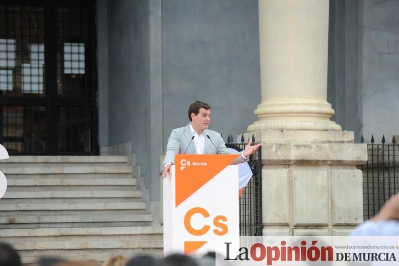 Albert Rivera, líder de Ciudadanos, en Murcia