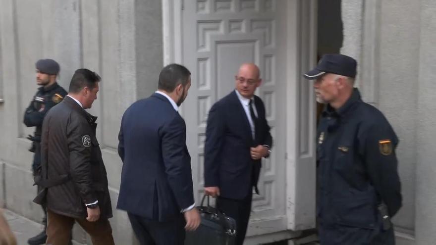 Aldama acude al Supremo con desayuno para los periodistas