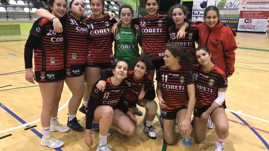 El Coreti juvenil femenino se mete entre los seis mejores de Galicia