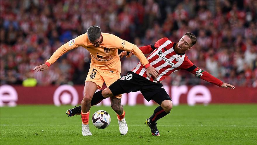 Resumen, goles y highlights del Athletic Club 0 - 1 Atlético de Madrid de la jornada 9 de LaLiga Santander