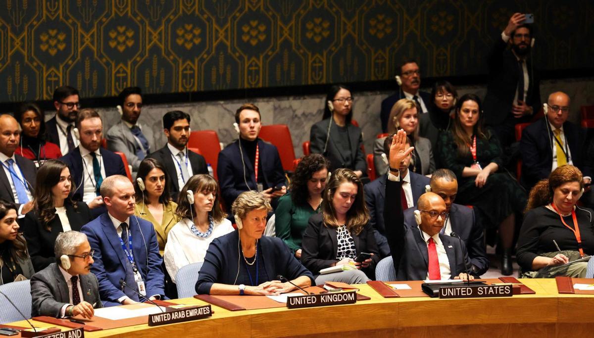 Els EUA veten a l’ONU un alto el foc humanitari immediat per a Gaza Els EUA veten a l’ONU un alto el foc humanitari immediat per a Gaza