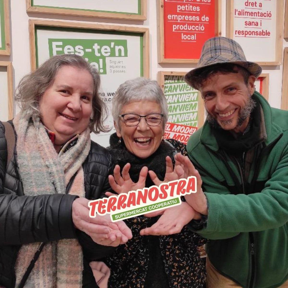 Miembros de la cooperativa Terranostra