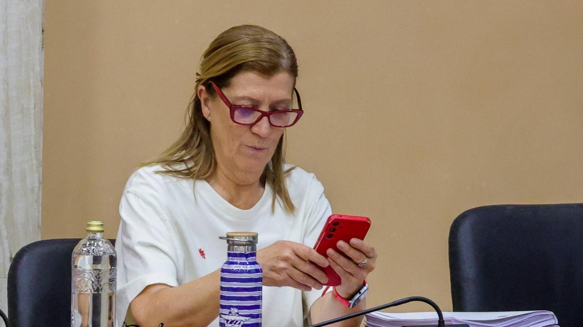 Luz Abalo, concejala de Economía e Facenda.
