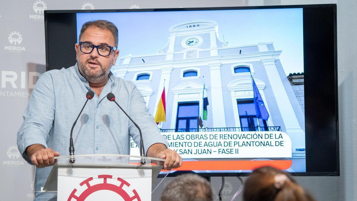 Presentación de la renovación de abastecimiento en San Juan y Plantonal de Vera en Mérida.