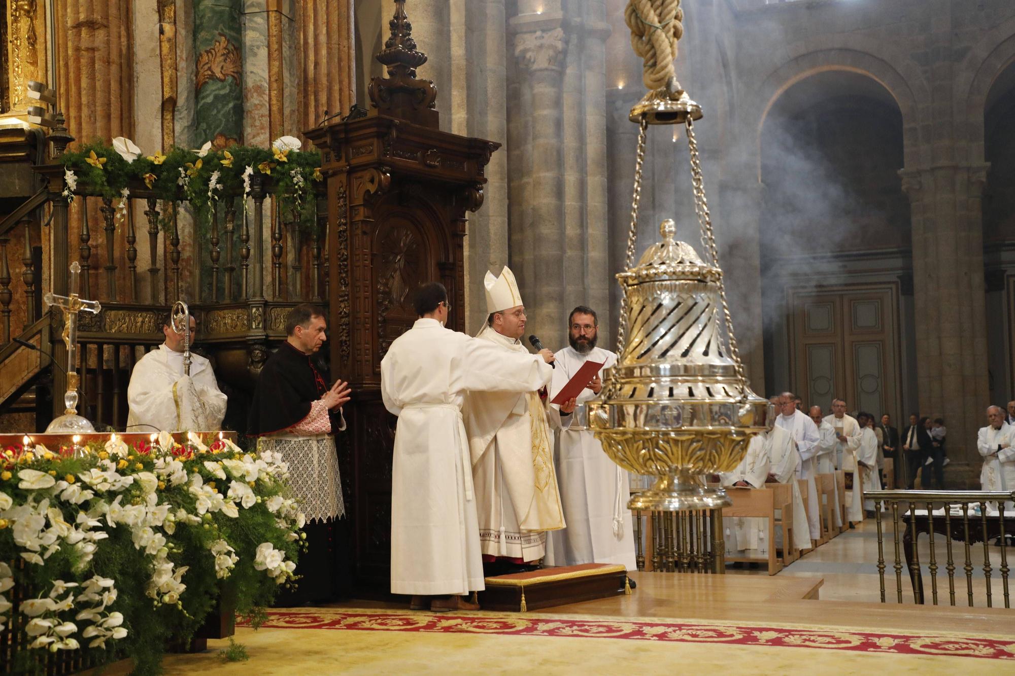Ceremonia de toma de posesión del nuevo arzobispo de Santiago, monseñor Prieto