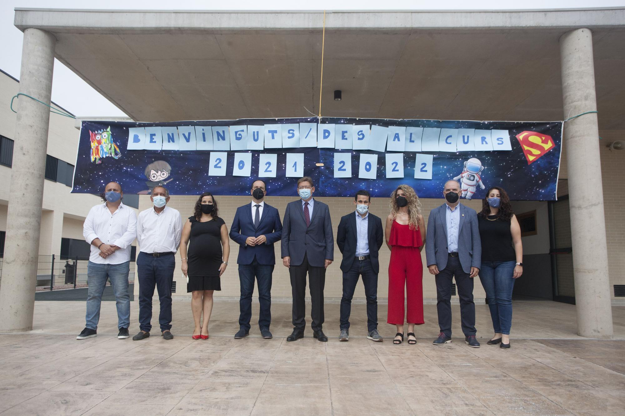 Ximo Puig y Vicent Marzà visitan el CEIP El Rajolar de Aldaia