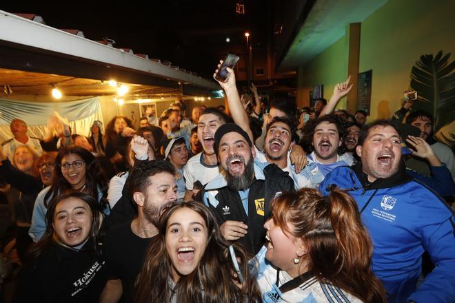 El corazón de Argentina también latió con fuerza en Vigo por el triunfo de la Albiceleste