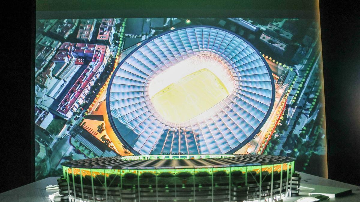 Valencia VLC SPD visita al espacio Valencia CF Experience del Nou Mestalla