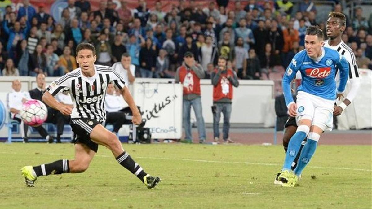 El Nápoles se impuso a la Juventus por 2-1 en la primera vuelta