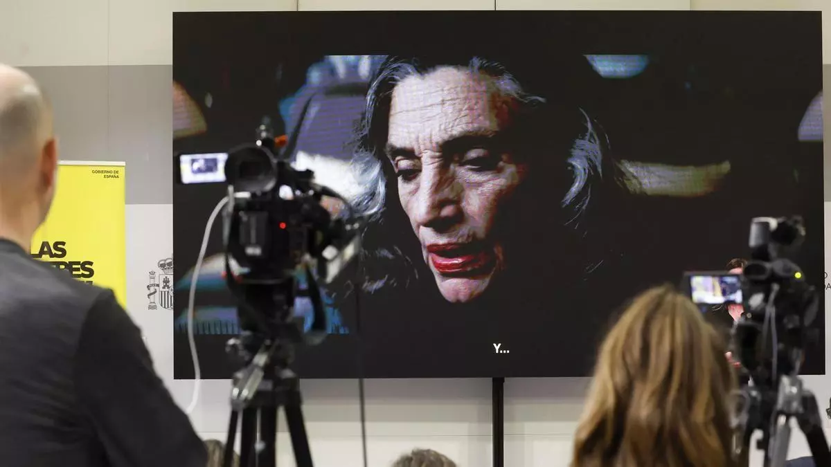 Ángela Molina protagoniza la campaña del 8M de Igualdad contra la "reacción machista"