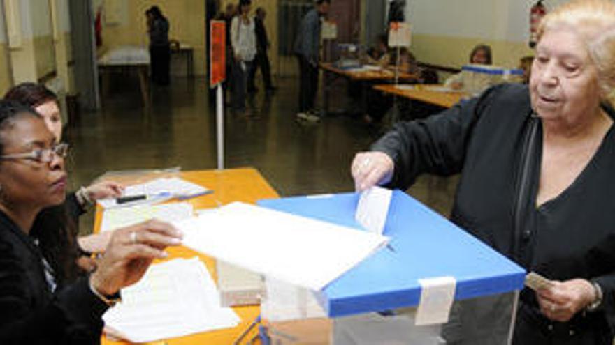 Votacions al col·legi electoral de les Escodines, el 2014