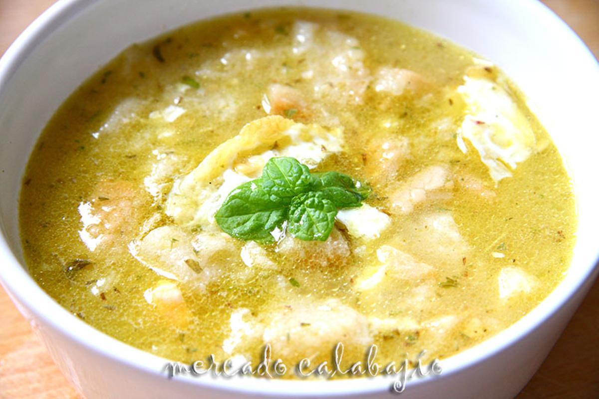 Gazpacho de poleo.