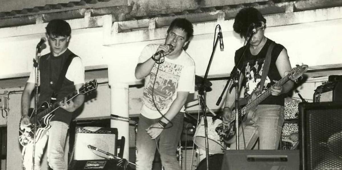 Banda pionera del punk rock extremeño, 'Apaloseko'.