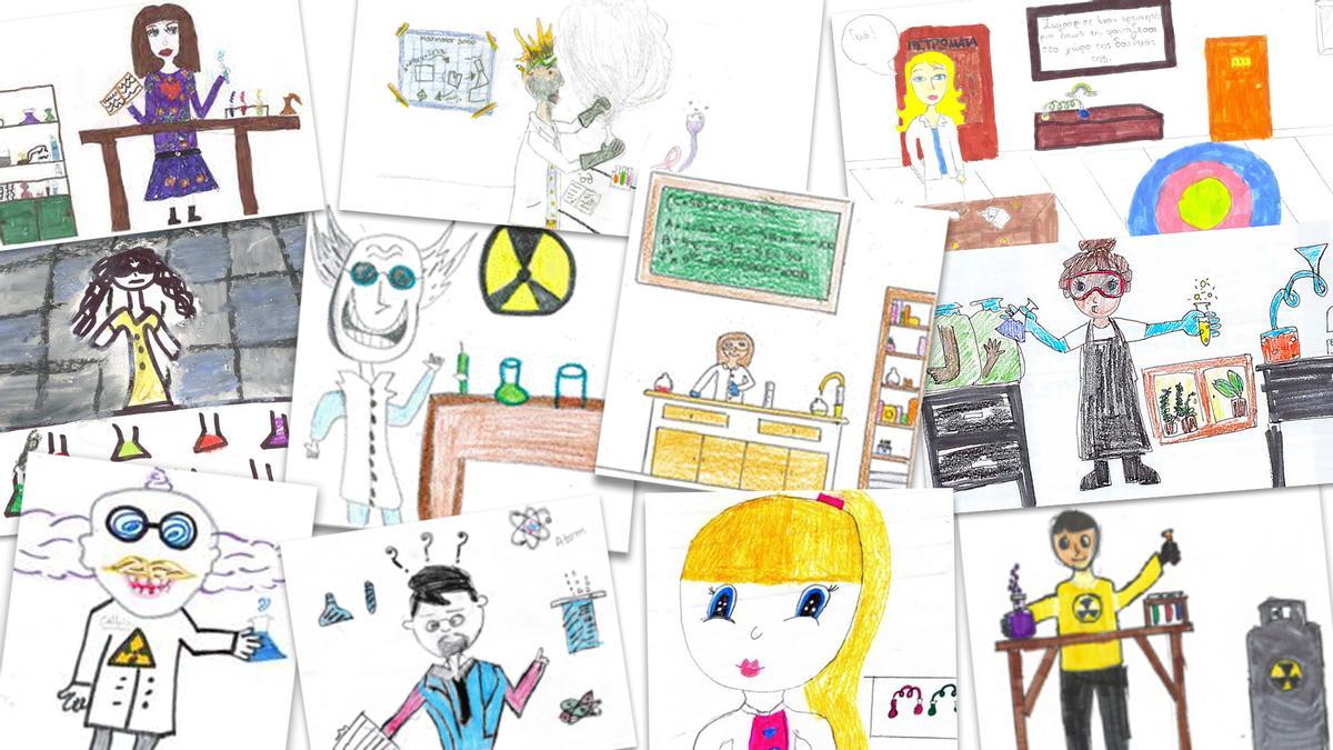 ¿Cómo dibujan los niños a un científico? Gafas, bata blanca, probetas… pero casi nunca mujer.