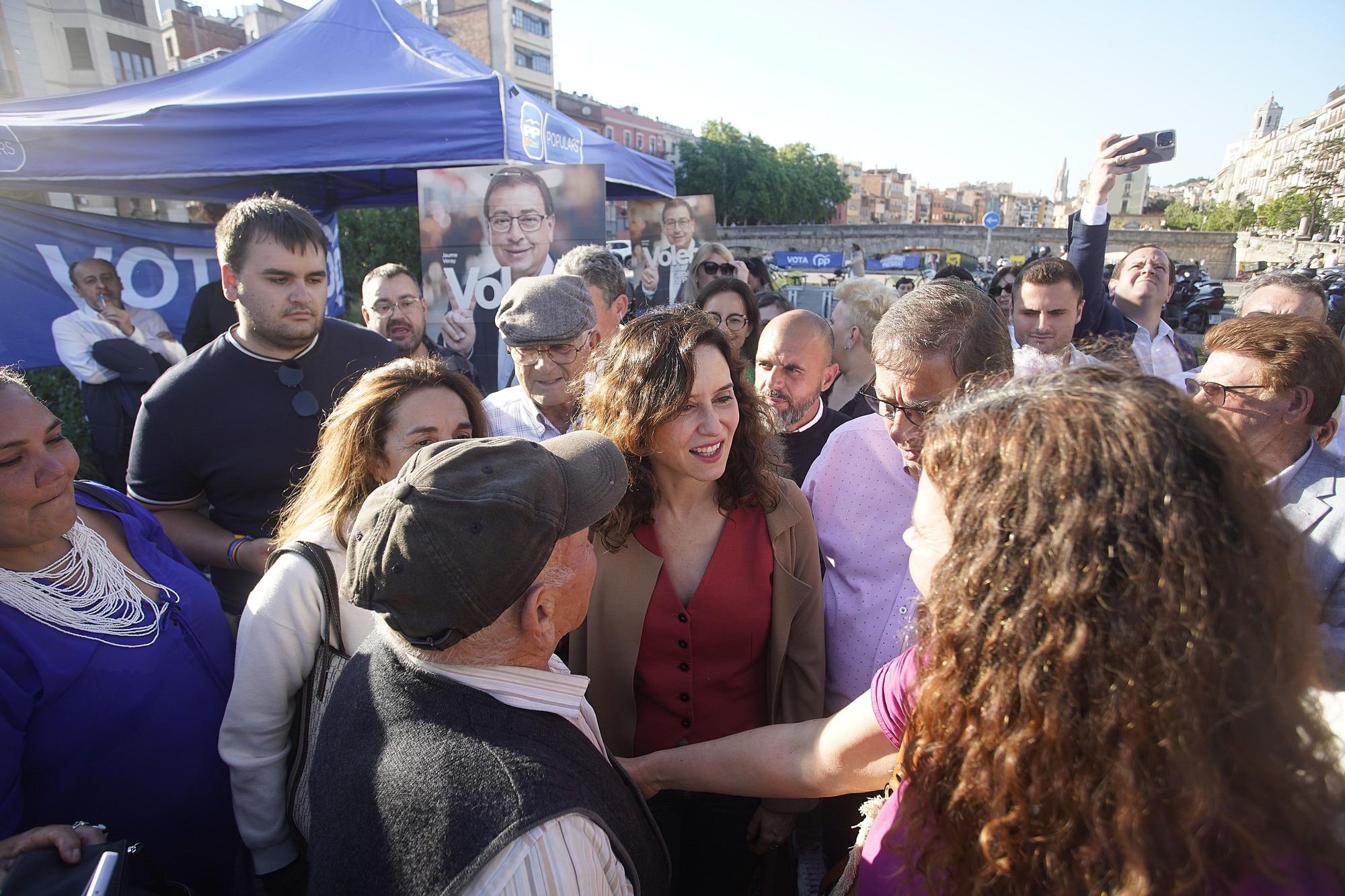 La visita d'Isabel Díaz Ayuso a Girona