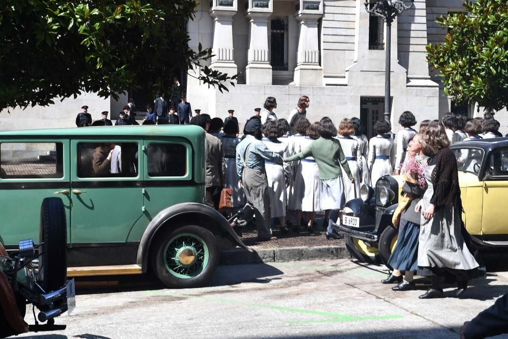 Rodaje de ''La sombra de la ley'' en A Coruña