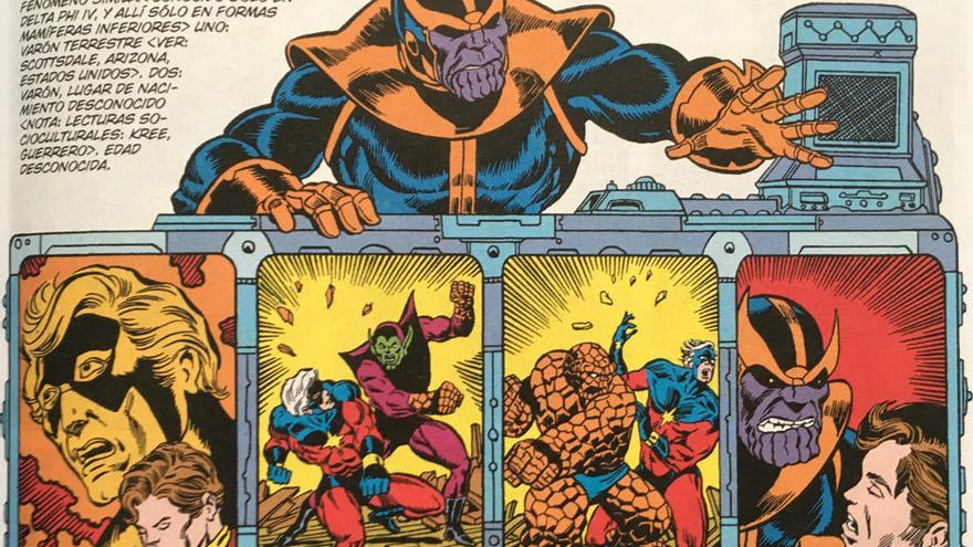 El volumen «La saga de Thanos» compila la primera etapa de este singular villano de Jim Starlin.