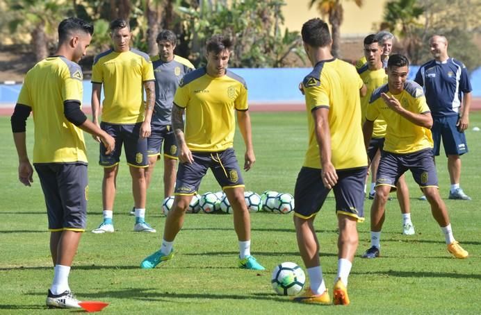 Primer entrenamiento de la UD Las Palmas