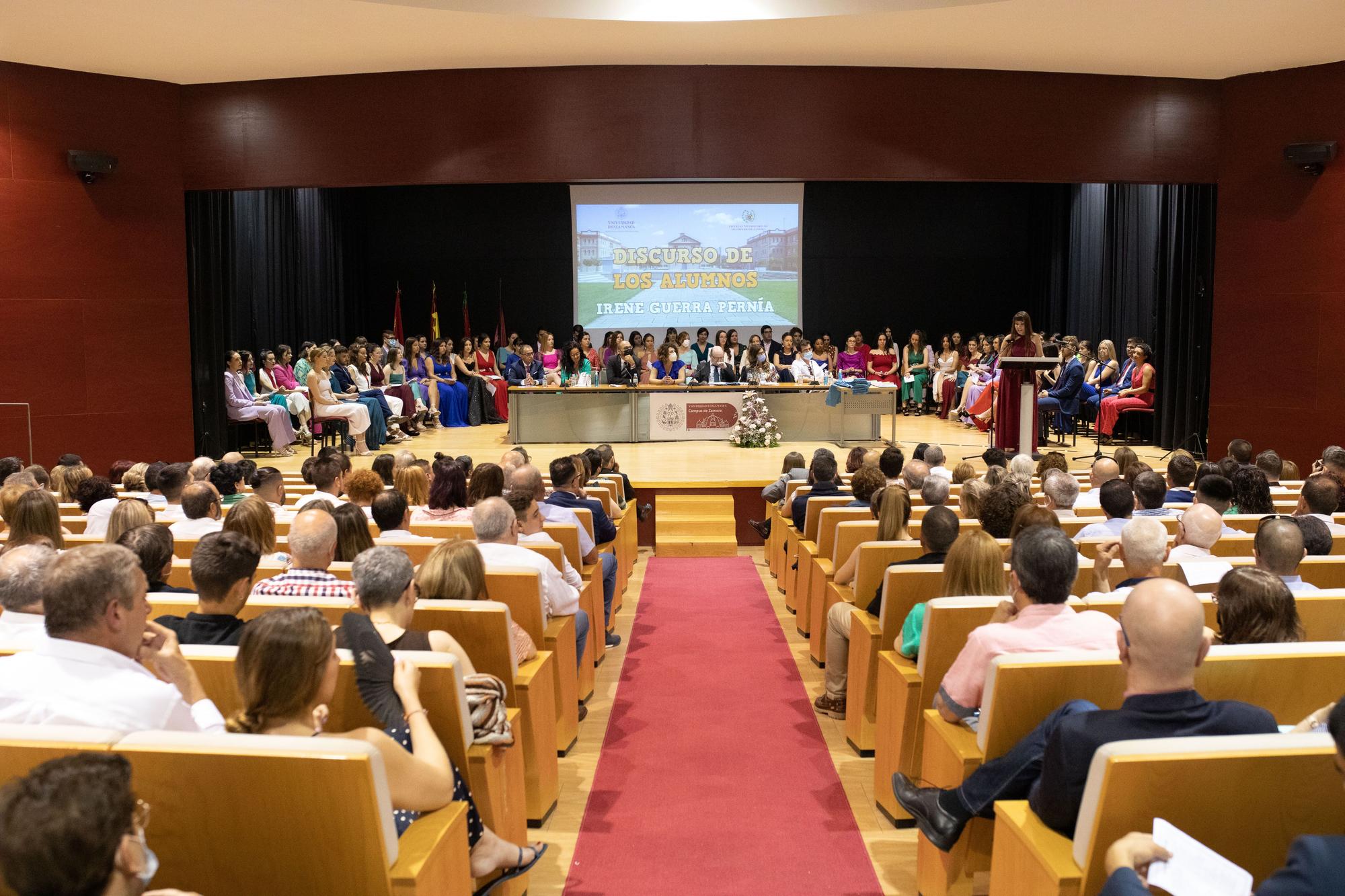 Graduación de alumnos de la Escuela de Magisterio de Zamora