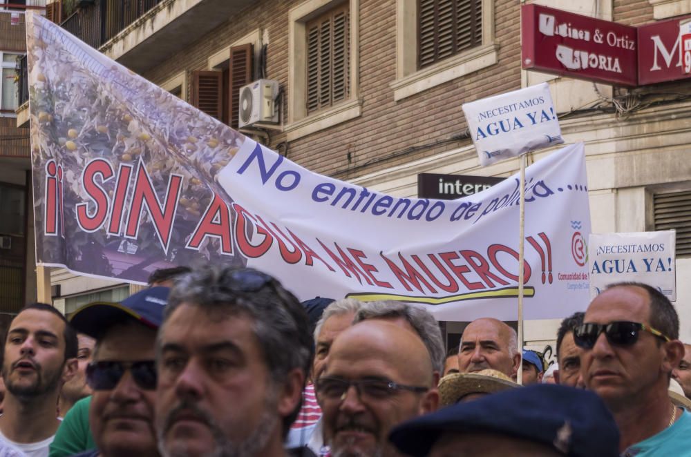 Tensión en la protesta de los agricultores