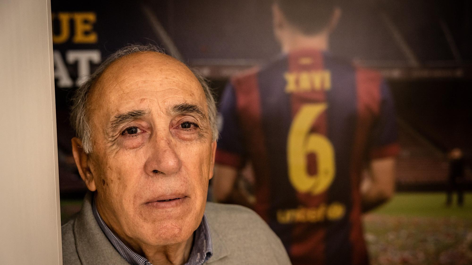 ntrevista con Juan Manuel Asensi, presidente veteranos del Barça. FOTO de ÀNGEL GARCÍA