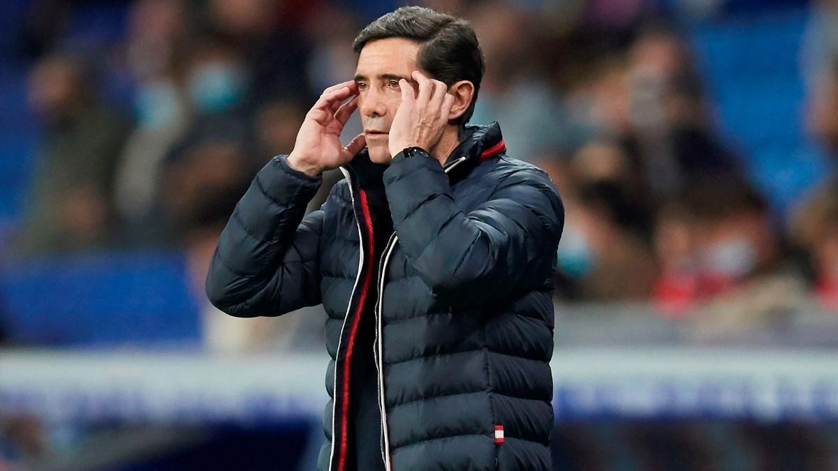 Marcelino García Toral, en una imagen de archivo durante un partido