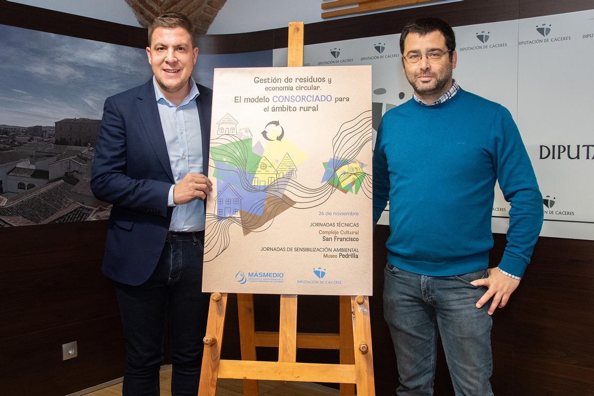 Presentación del programa de la jornada 'Gestión de Residuos y Economía Circular. El Modelo Consorciado para el Ámbito Rural'.