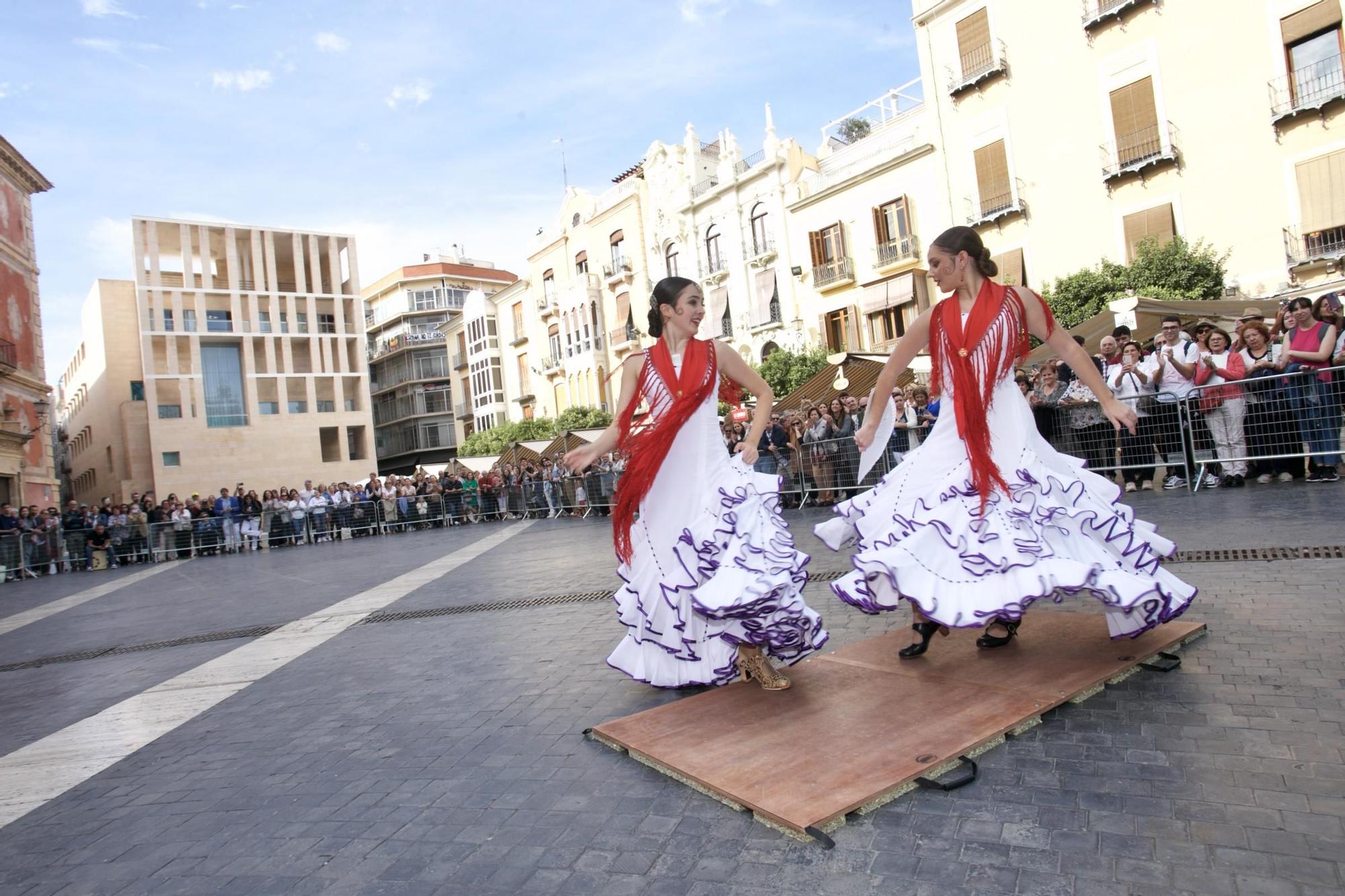 Las imágenes del flashmob por el Día Mundial del Flamenco en Murcia