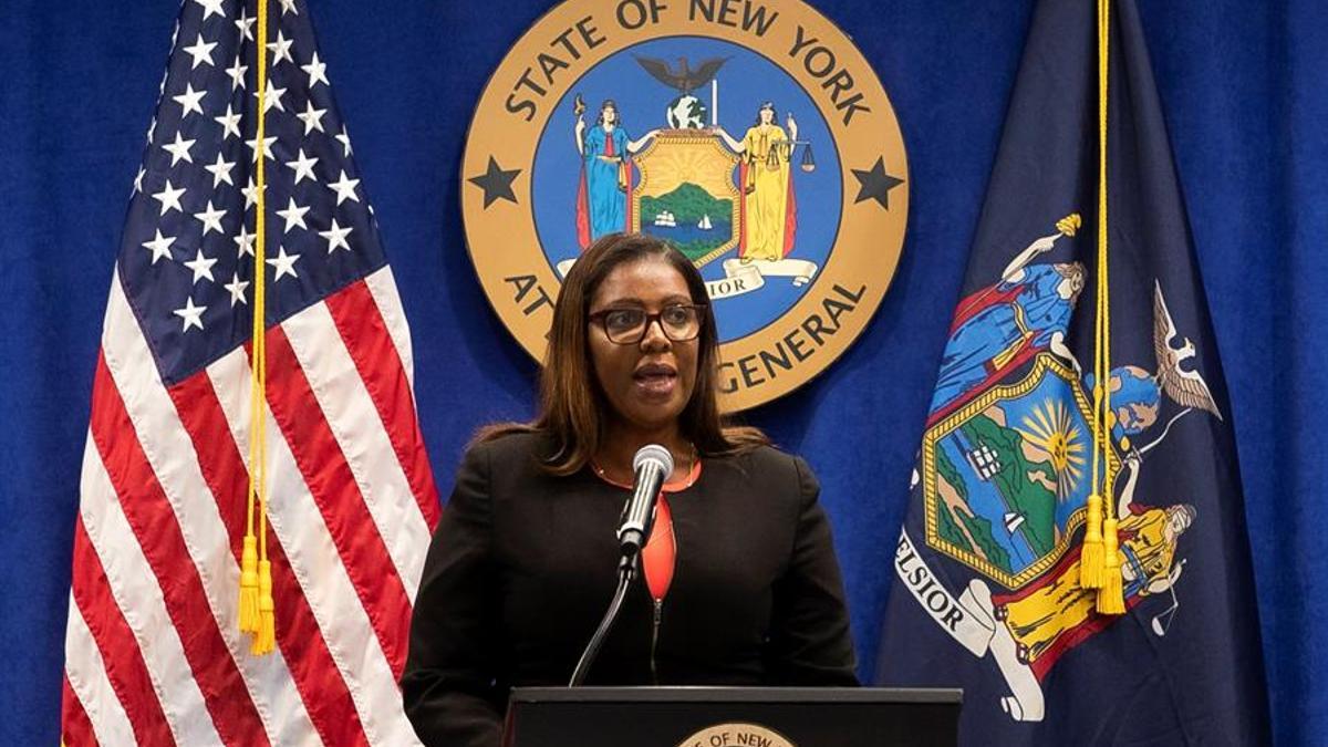 La fiscal general Letitia James.