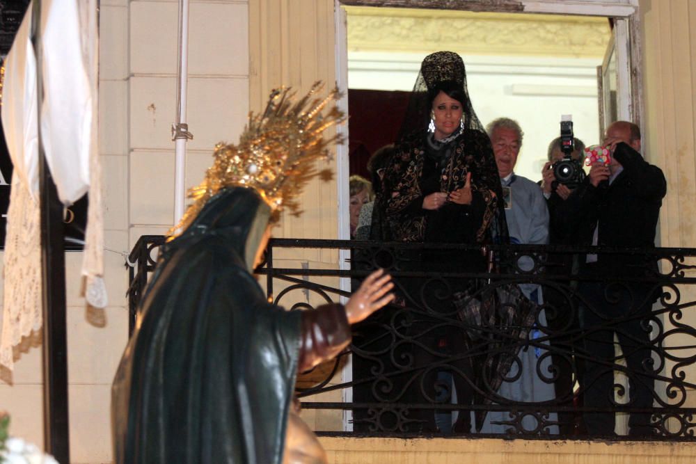 La lluvia obliga a suspender la procesión de la Piedad