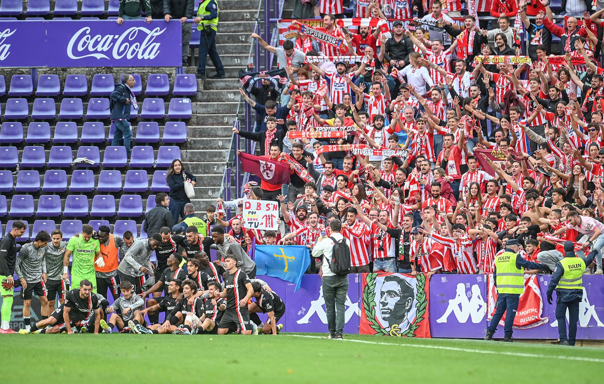 Fútbol. Partido correspondiente a la jornada 10 de Segunda División temporada 2025-2026 entre el Real Valladolid y el Sport. Gijón. Estadio Municipal José Zorrilla Partido de la Liga Hypermotion entre el Real Valladolid CF y el Real Sporting celebrado en el estadio José Zorrilla, Valladolid. 19/10/2025 - Ricardo Ordóñez