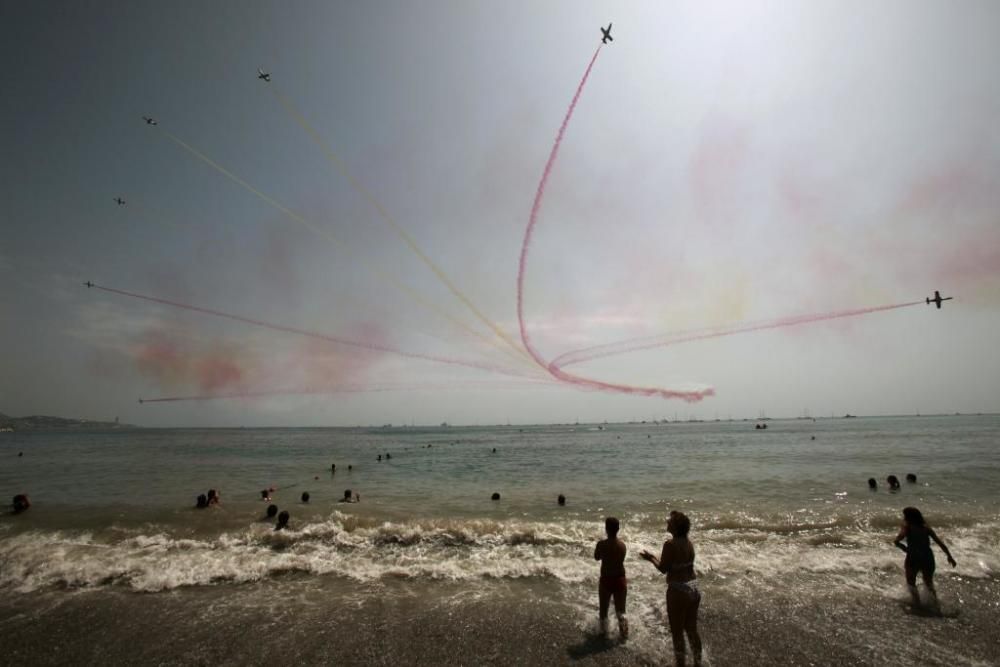 Así fueron los festivales aéreos de 2009 y 2010 en Málaga