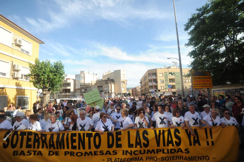 Manifestación por el soterramiento del AVE