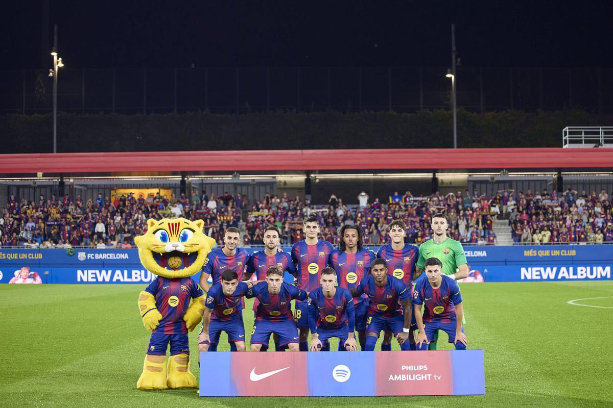 Once titular del Barça ante el Valencia.