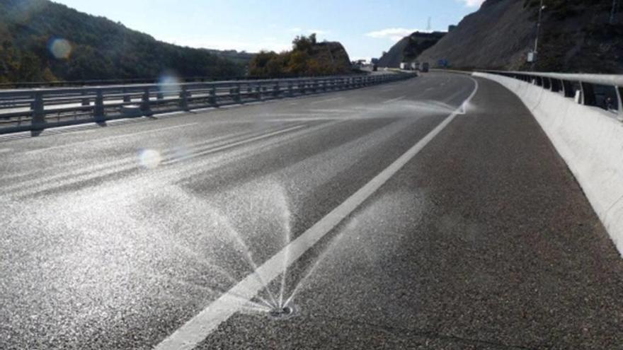 Una empresa valenciana desarrolla un sistema contra las heladas en las carreteras