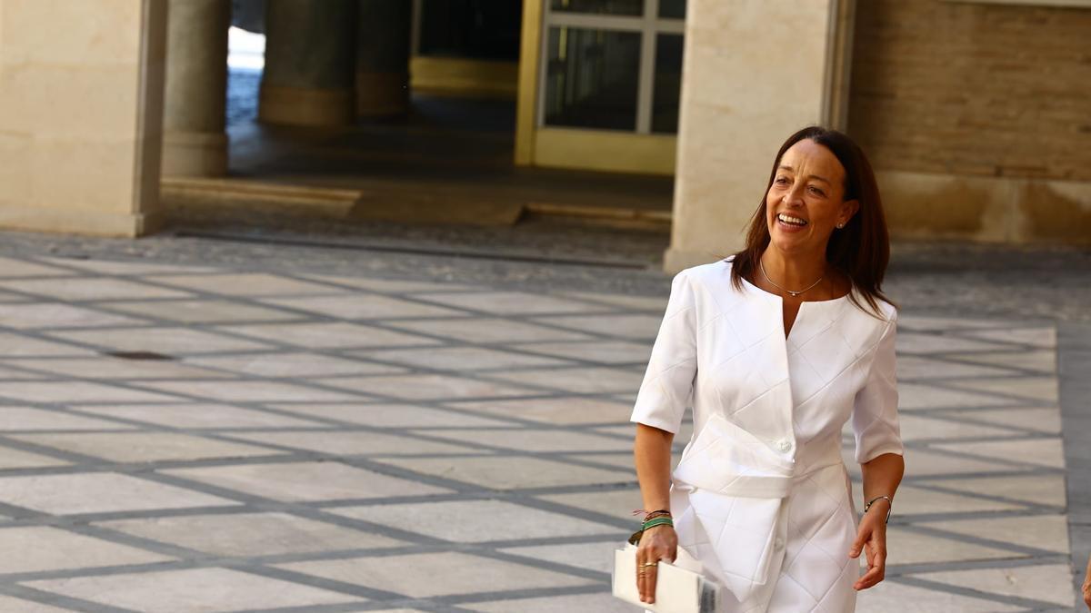 La consejera Carmen Susín, este jueves en la celebración del día de la Educación Aragonesa.