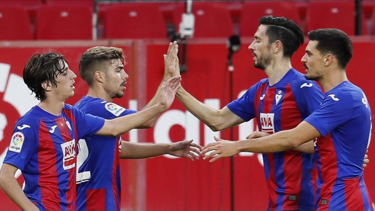 El Eibar venció en el Sánchez Pizjuán.