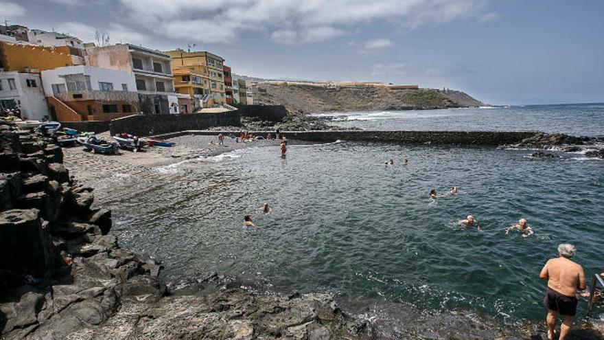 Parte de la costa en la que finaliza el sendero.