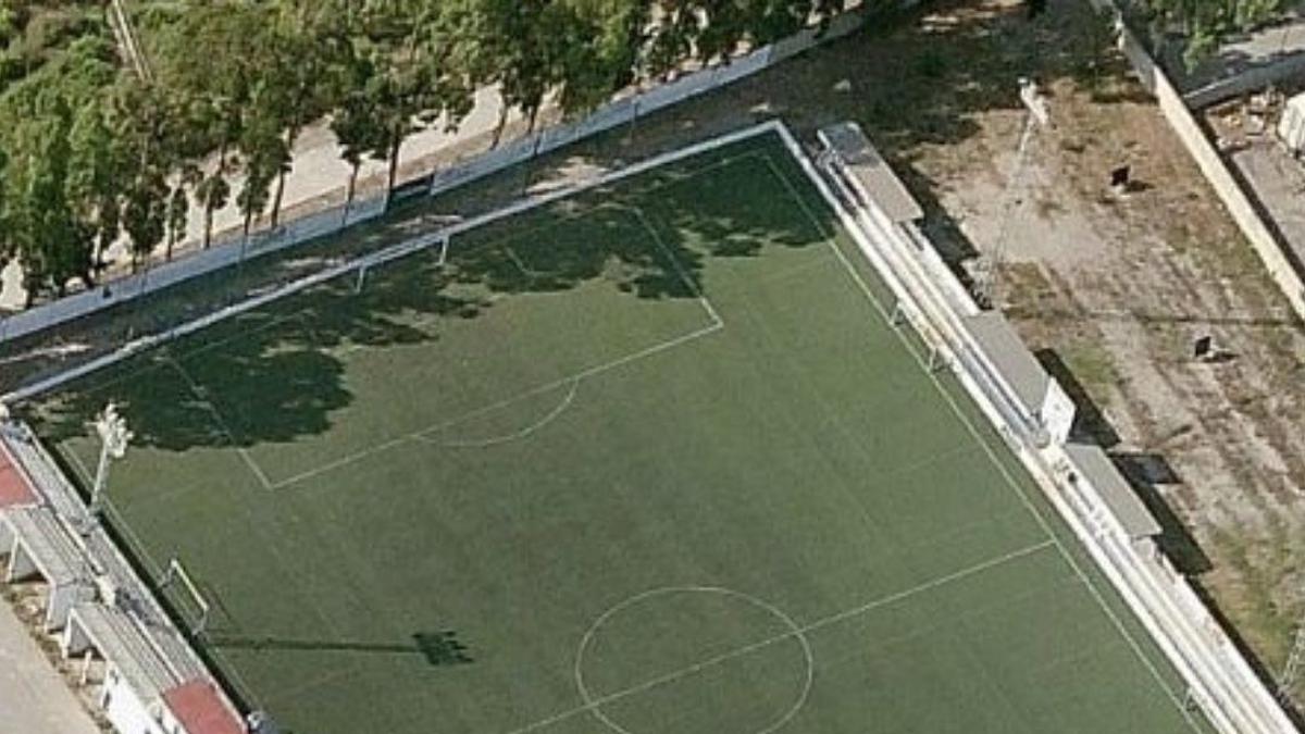 El camp de fútbol El Morer d'Oliva