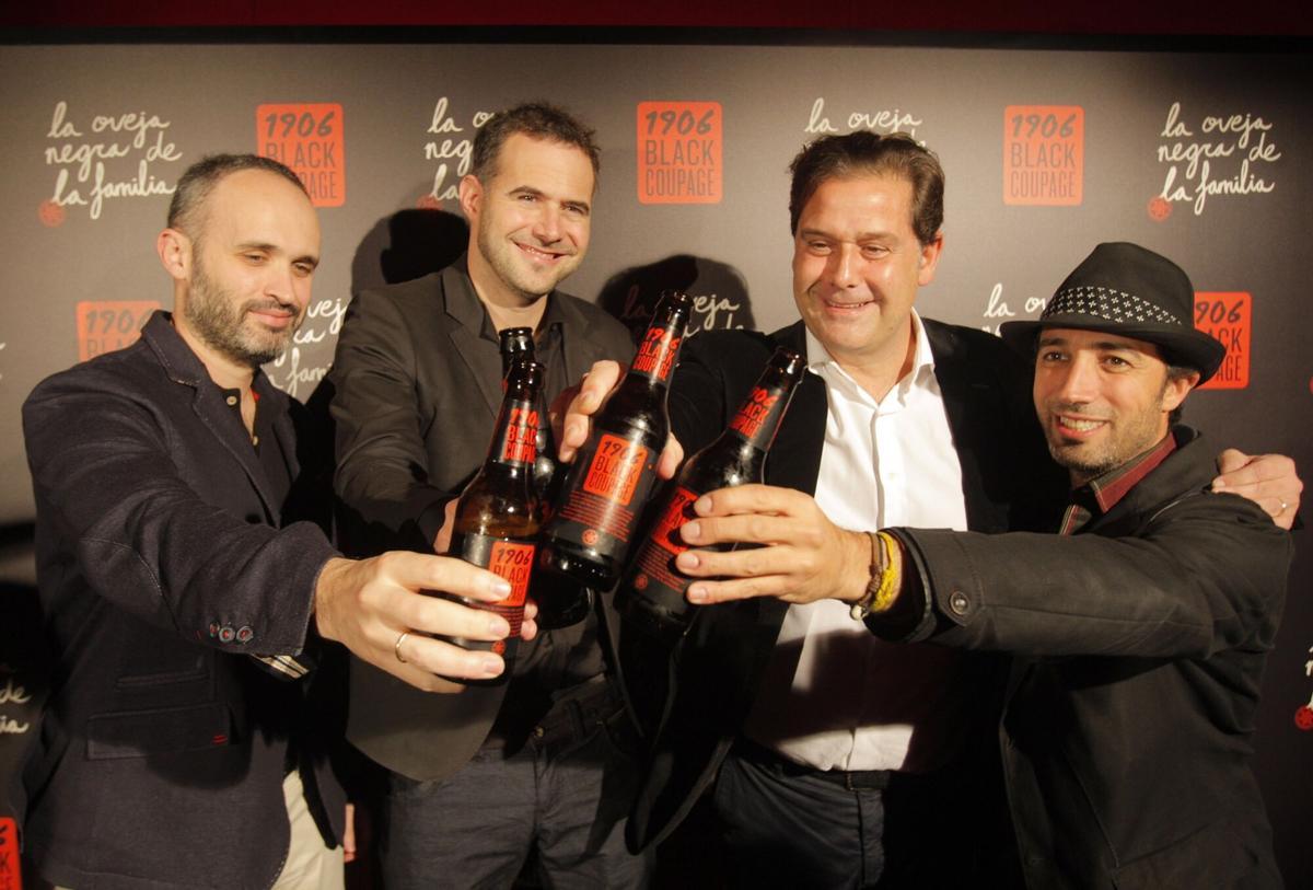 Presentación de la cerveza  1906 Black Coupage en 2014