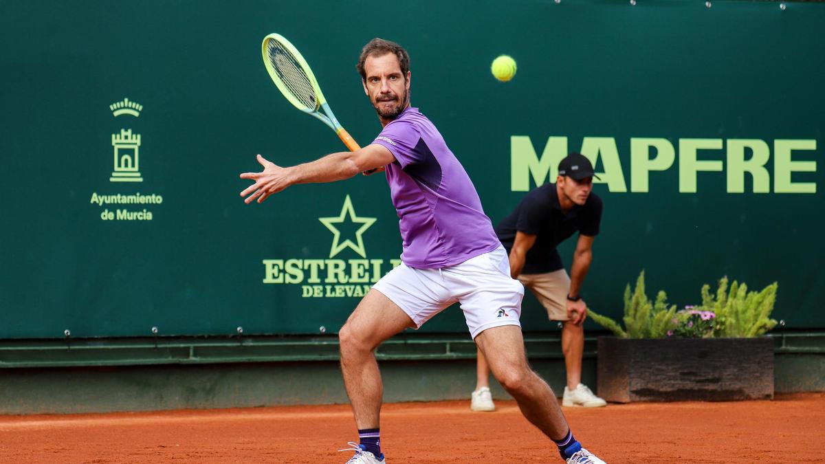 Richard Gasquet, durante su partido contra Samuel Vincent