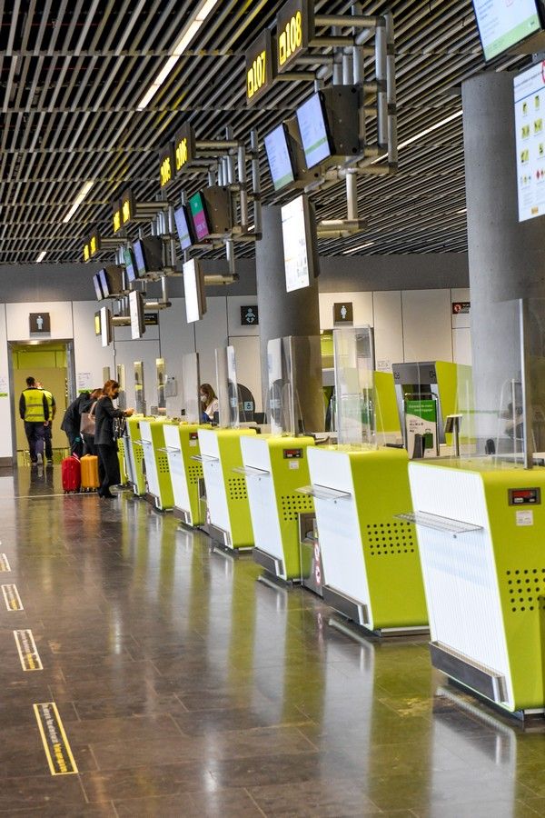 Pasajeros en el aeropuerto de Gran Canaria