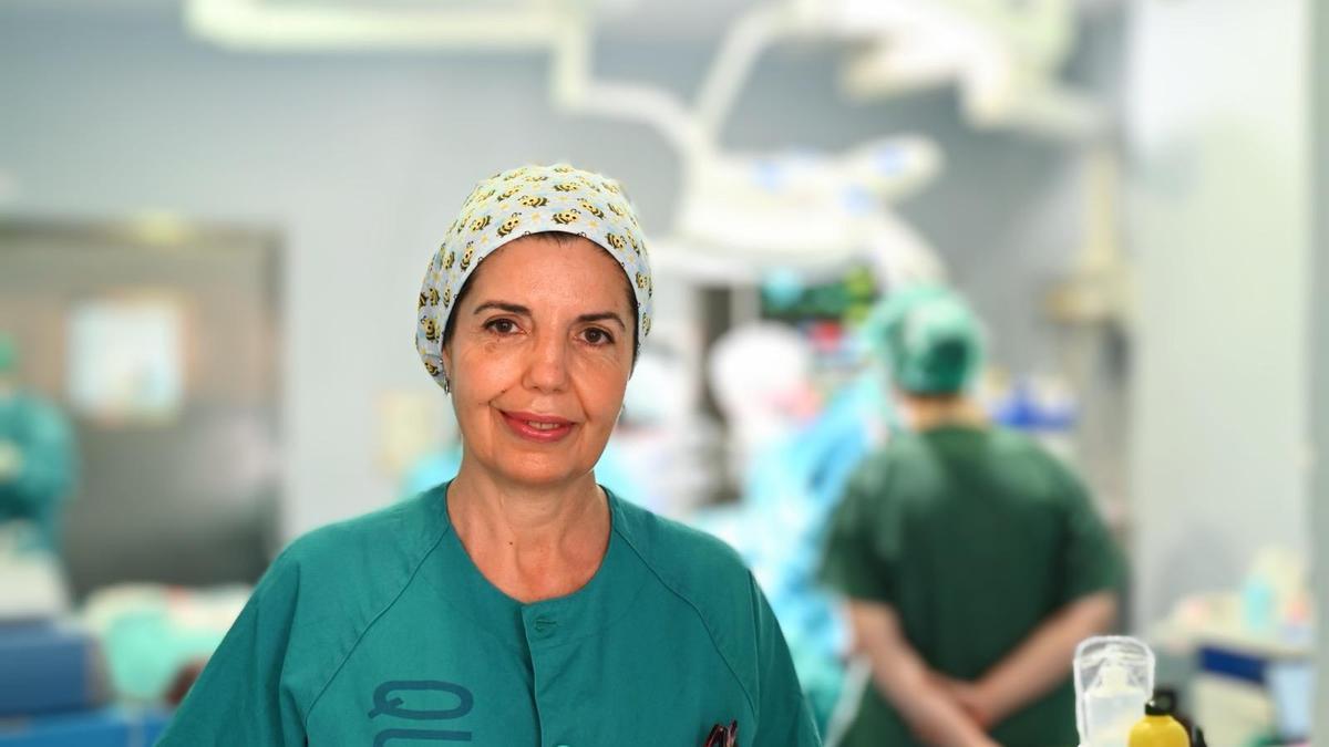 La doctora Marta Ribeiro en el Hospital Clínico