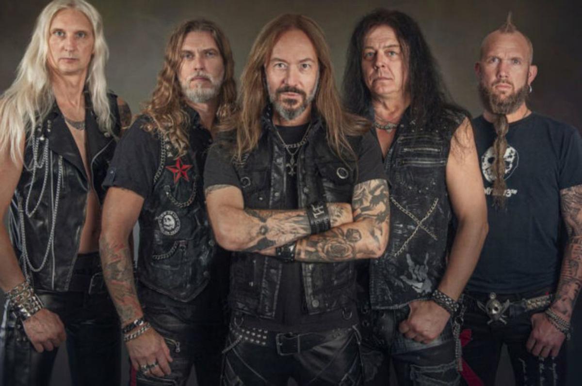 La banda sueca de heavy metal Hammerfall.